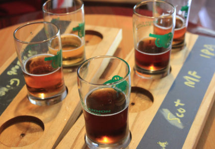 “I don’t normally like hoppy beers," said Mike Knickerbocker. "But this broadside IPA has only a slight bitter front and a caramel aftertaste that really smoothes out the hops.” (Adrienne Berard/WYDaily)