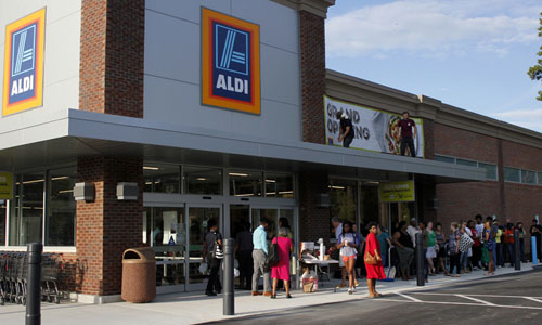 Aldi's Williamsburg location. (Adrienne Berard/WYDaily)