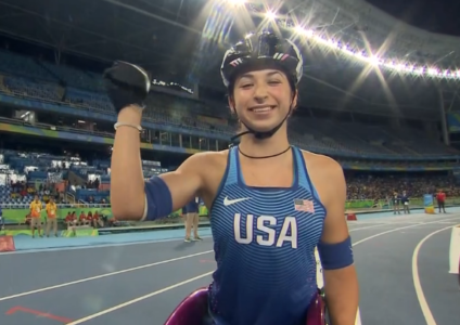 Alexa Halko, a 16-year-old junior at Jamestown High School medaled in all three races during the 2016 Rio Paralympics (Team USA)