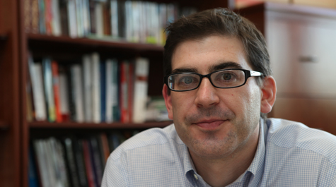 Jeremy Stoddard, associate professor of education, has researched how the September 11, 2001, terrorist attacks are included in high school curricula and state standards. (Stephen Salpukas/W&M)