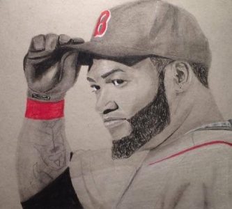 Drawing of David Ortiz