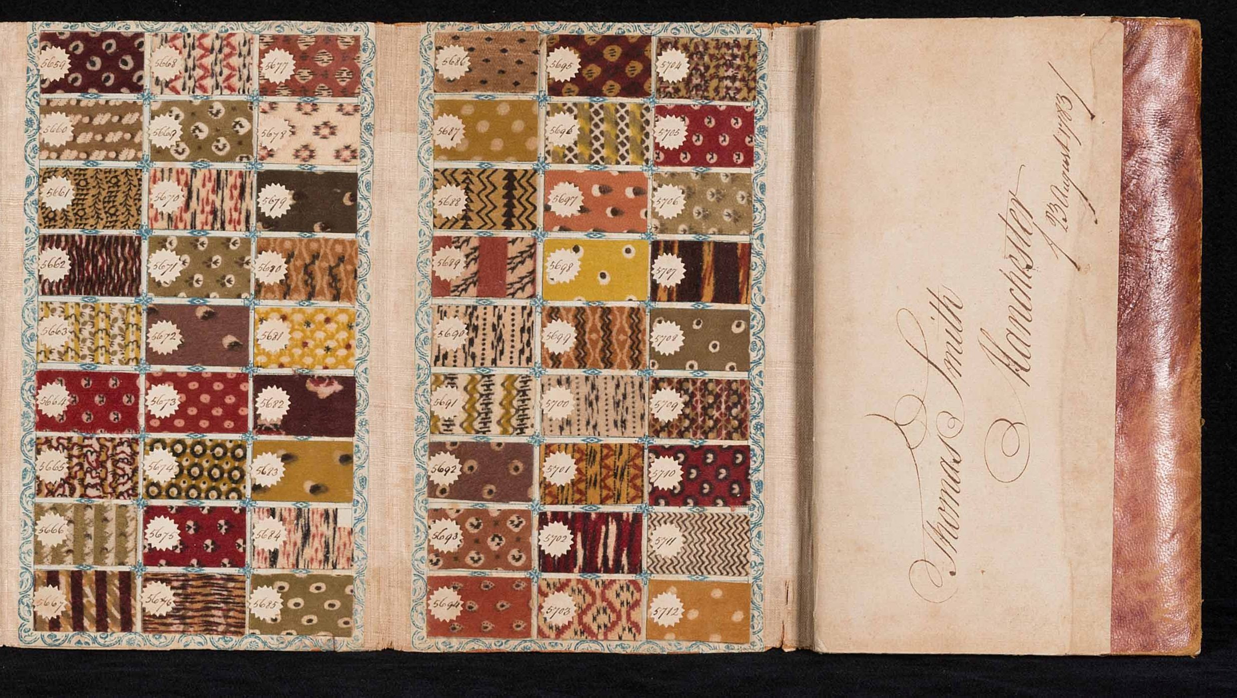 fabric sample book