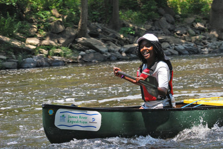 The James River Expedition, held every summer since 2011, teaches teamwork and leadership to students interested in the environment. (Courtesy Flickr)