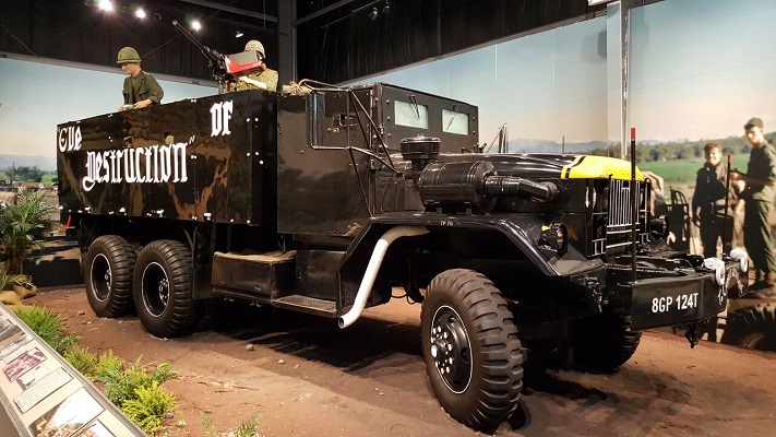 The fortified gun truck “Eve of Destruction” was the only one of 300 or more such vehicles that made it back from the Vietnam War. (Photos courtesy Ben Swenson)