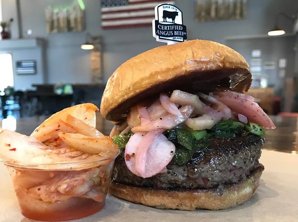 The Korean Burger- one of the unique menu items that Mike and Thomas Moreno pride themselves on.(Courtesy Aspen Burger Company)