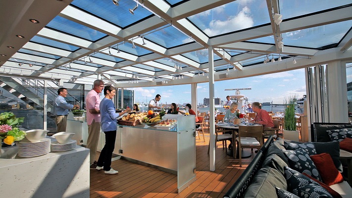 View of a Viking Longship Aquavit Terrace. (Photo courtesy VikingCruises.com)