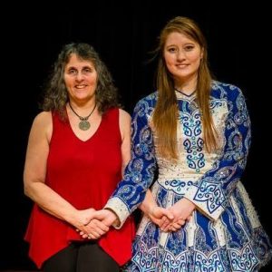 Kathy Nelson (left) and Isabelle Hollingsworth will teach Irish dance classes at Rose and Sword. (Courtesy Rose and Sword Facebook.)
