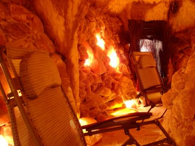 salt cave wall