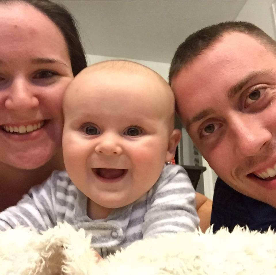 Amber Fox’s husband, James, has been working dozens of hours of mandatory overtime for several as a firefighter with York County Fire & Life Safety. (Courtesy Amber Fox)