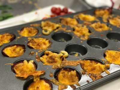 Thursday's winning dish was Mason Gay's "Triple M Mason's Macaroni Muffins." (Steve Roberts, Jr./WYDaily)