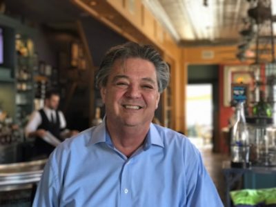 Williamsburg Economic Development Authority Chairman and co-owner of the Blue Talon Bistro, Adam Steely. (Steve Roberts, Jr./WYDaily)
