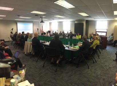 The James City County Board of Supervisors, Williamsburg City Council and Williamsburg-James City County School Board discussed the superintendent's proposed FY2017-2018 budget March 17,2017. (Sarah Fearing/WYDaily)