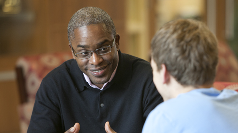 Education Professor Jamel K. Donnor co-edited "Scandals in College Sports," a new book that explores 21 infamous athletic scandals and how they could have been handled differently. (Photo by Kelsh Wilson)