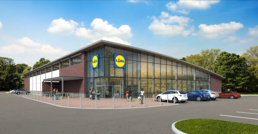 An artist's impression of the proposed Lidl that was included in meeting documents. (Courtesy James City County)