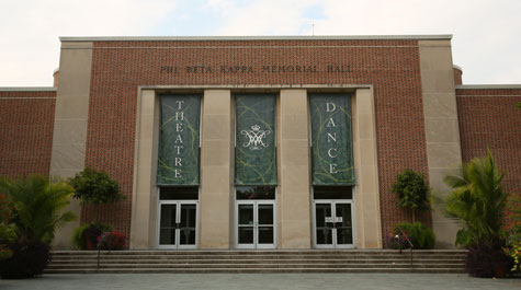 Phase two of the plan includes the renovation of Phi Beta Kappa Hall. Theatre and speech will move out of PBK Hall in the summer of 2018, with faculty offices and classes moving into Morton Hall. Performances are likely to be held in Trinkle Hall, which will be outfitted to house them. (Courtesy photo)