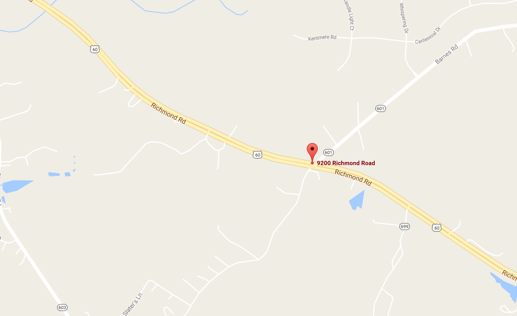 A 50-year-old woman has died after she was hit by a Ford Explorer in James City County Monday morning. (Courtesy Google Maps)