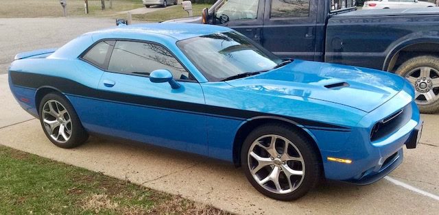 The York-Poquoson Sheriff's Office is looking for a Dodge Challenger that was stolen Monday morning. (Courtesy YPSO)