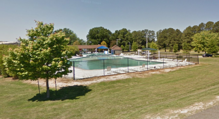 The pool at Chickahominy Riverfront Park, located at 1350 John Tyler Highway in James City County. (Courtesy Google Maps)