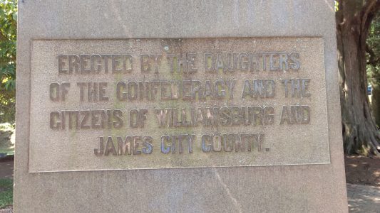 Confederate Monument detail