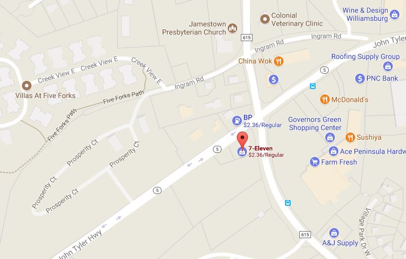 Police are investigating after a man reported he was robbed at gunpoint at a 7-Eleven gas pump. (Courtesy Google Maps)