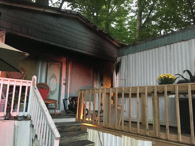 The James City County Fire Department was called to a structure fire in Heritage Mobile Home Park, located at 8810 Pocahontas Trail, around 5:15 p.m. Saturday. 