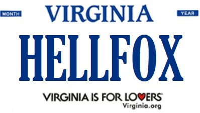 A simulated view of one of 2016's rejected personalized license plates.