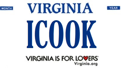 A simulated view of one of 2016's rejected personalized license plates.