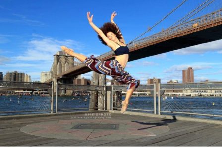 Allyson Ross jump-started her dance career by taking dance classes at the College of William & Mary. (Courtesy Justin Reid Photography)