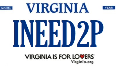 A simulated view of one of 2016's rejected personalized license plates.