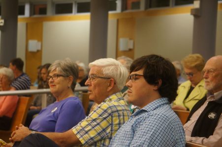 More than 45 county residents turned out for the forum, many asking questions about growth in the county. Courtesy Steve Roberts, Jr.
