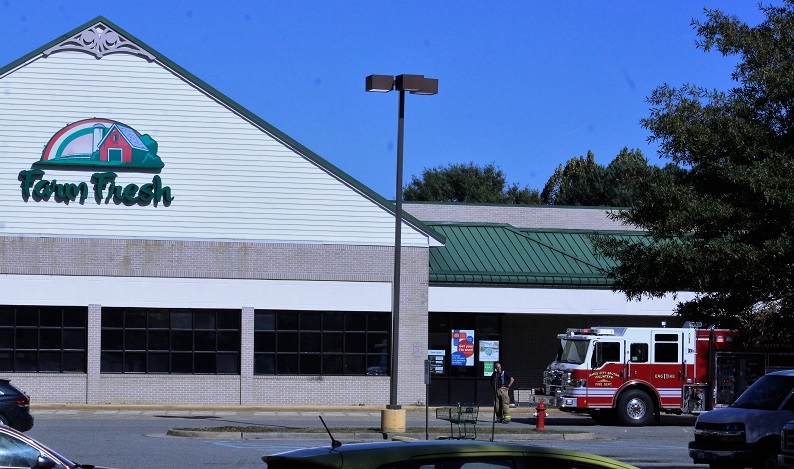 James City County Fire Department crews responded to the Farm Fresh, located at 115 Norge Lane, around 12:42 p.m. Tuesday after receiving a call a deli case was on fire, according to Batallion Chief Al Catlett.