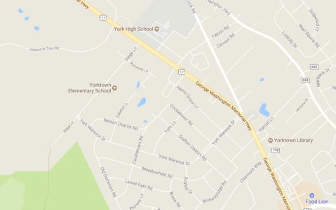 An investigation into suspected larcenies from vehicles turned into reports of shots fired near the Edgehill Subdivision in York County Friday morning. (Courtesy Google Maps)