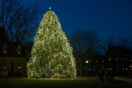 Colonial Williamsburg's annual tree lighting ceremony has moved to Dec. 21. (Courtesy Colonial Williamsburg)