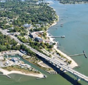 VIMS’ Gloucester Point campus now occupies 42 acres. Photo courtesy Scott Hardaway.