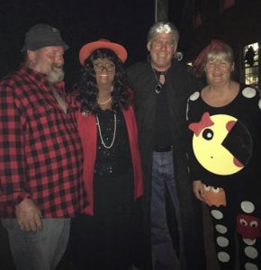 Jean Browning, second from the left, is facing backlash for her Halloween costume. (Courtesy York-James City-Williamsburg Branch of the NAACP)
