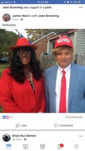 YPSO Deputy Jean Browning was tagged in a Facebook photo, in which she was dressed as Florida Congresswoman Frederica Wilson. (Courtesy York-James City-Williamsburg NAACP Branch)