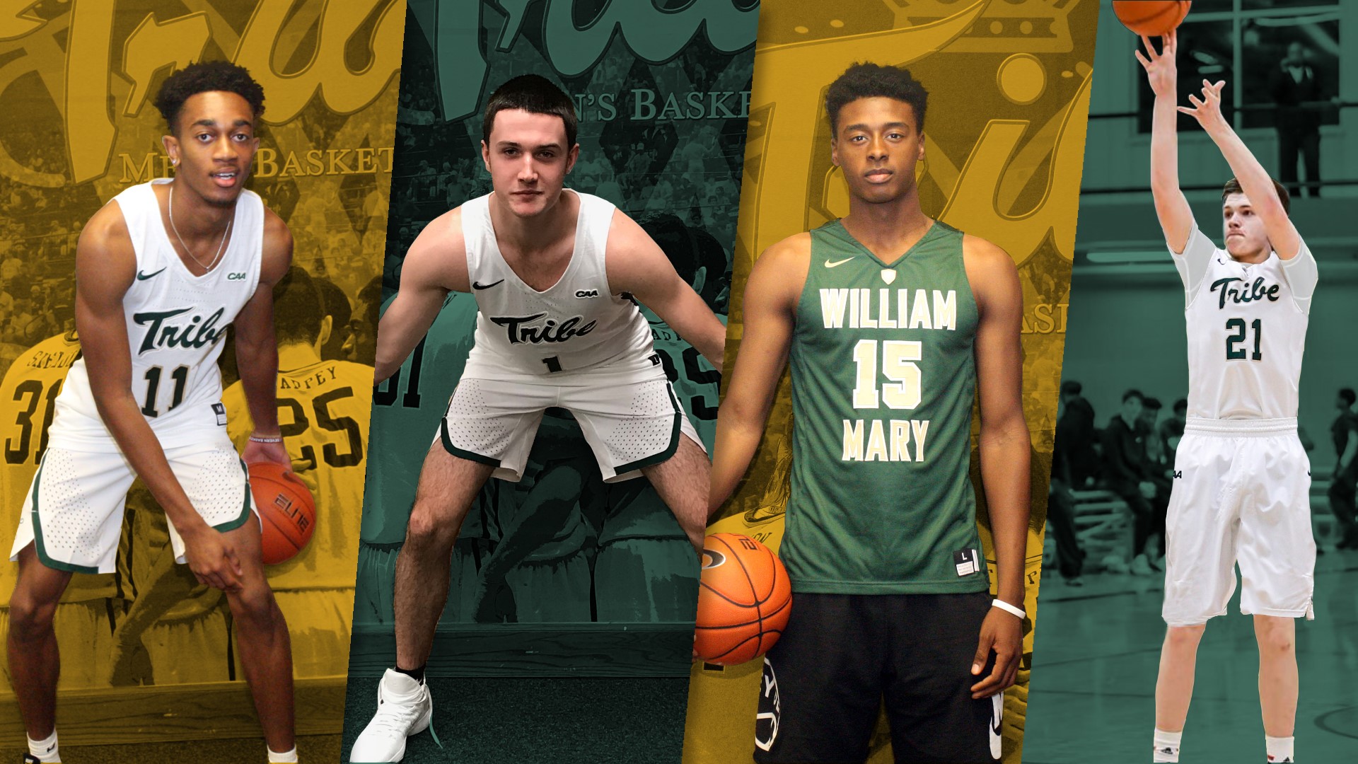 Tribe Athletics has named four new players to join the men's basketball team. (Courtesy Tribe Athletics)