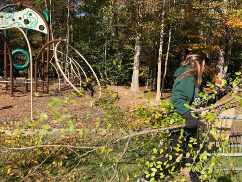 Volunteers worked hard during Berkley's Green Community Clean Up Day