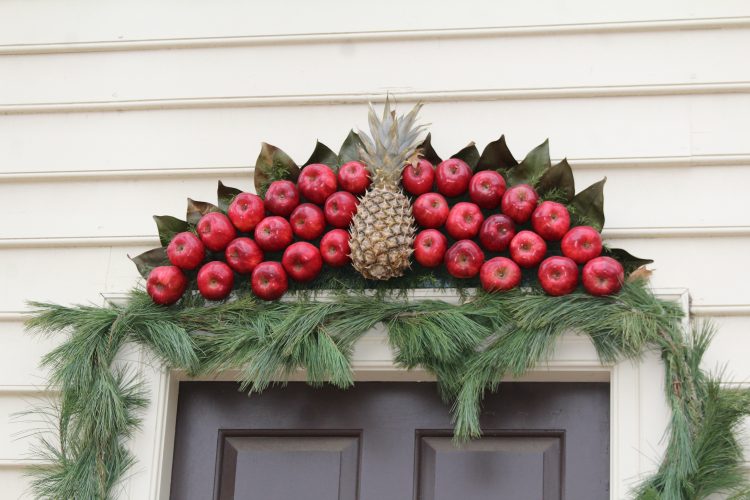 Many of the decorations used fruit such as pineapple and apples to make the decorations more eye-catching for the celebrations. (Alexa Doiron/WYDaily)