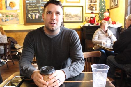 Dane Pascoe, 29, is a second-year Ph.D student at William & Mary, While Pascoe is now studying low-socioeconomic status students, he once experienced homelessness himself while attending Liberty University in Lynchburg. (Sarah Fearing/WYDaily)