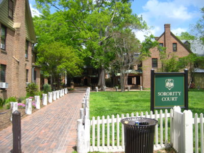 William & Mary's sorority court houses several Greek organizations.(Courtesy photo/Wikimedia Commons)