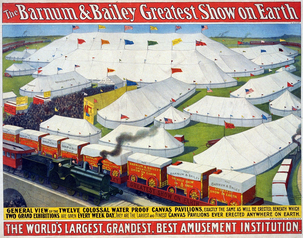 The Greatest Show on Earth served as an inspiration to the film The Greatest Showman, De Groft said. (Courtesy photo/John and Mable Ringling Museum of Art)