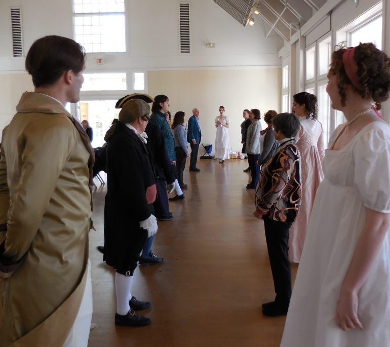 The Jane Austen Society of North America will hold their national conference in Williamsburg in 2019, where hundreds of Austen fans will come together to dance, discuss and share their passion. (Photo courtesy of Amy Stallings)