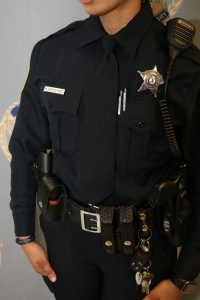 The York-Poquoson Sheriff's Office has made the switch to navy blue uniform shirts, starting Jan. 7. (Courtesy photo/YPSO)