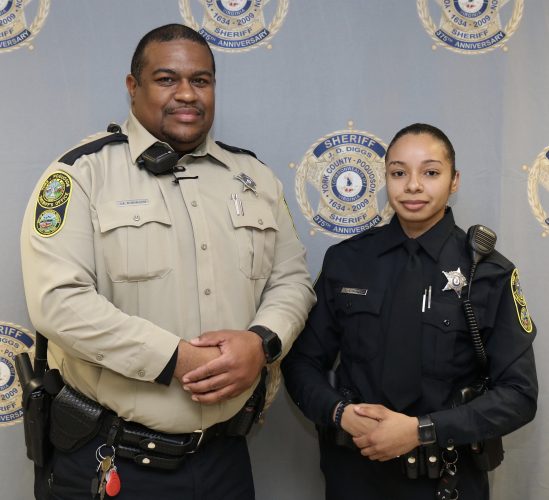 The York-Poquoson Sheriff's Office has made the switch to navy blue uniform shirts, starting Jan. 7. (Courtesy photo/YPSO)
