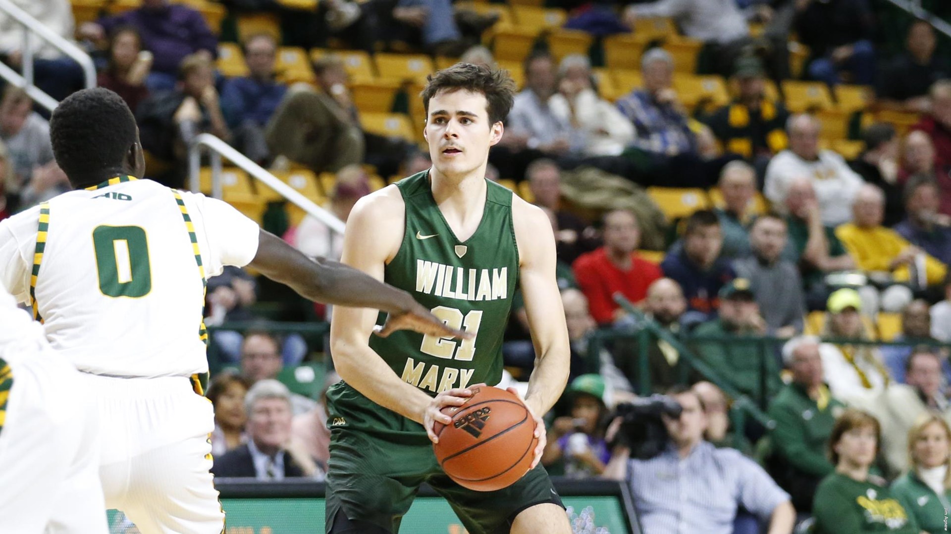 Off to a 2-0 CAA start, the William & Mary men's basketball team continues its three-game road trip at Delaware on Friday, Jan. 5. (Courtesy photo/Tribe Athletics)