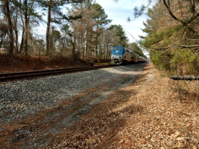 A woman was hit and killed by an Amtrak train Friday afternoon. (Andrew Harris/WYDaily)