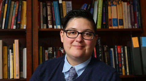 William & Mary first-year Assistant Professor of music Lauron Kehrer is using her research on American hip-hop music to teach a new class in it. (Stephen Salpukas/W&M News)