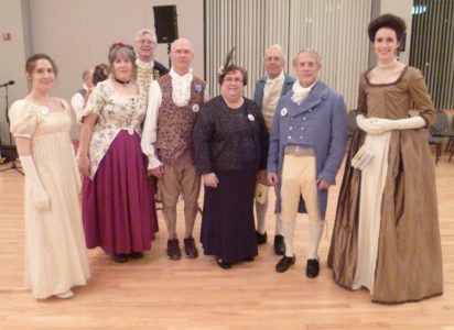 Dancers who attend the George Washington Ball can either hand make their costumes or have them custom made. (Photo courtesy of Jenna Simpson)