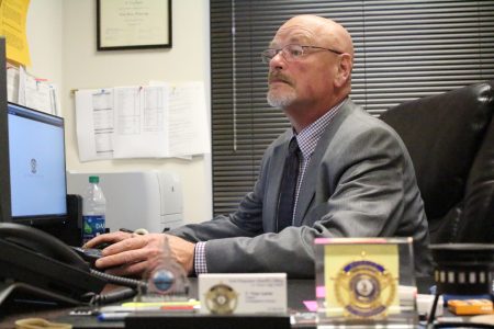 Capt. Troy Lyons has been captain of investigations at the sheriff's office since 2010. He has worked most homicide cases on Crawford Road over the last three decades. (Sarah Fearing/WYDaily)